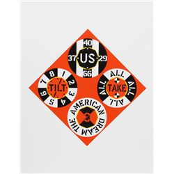 Robert Indiana, Red Diamond, Serigraph