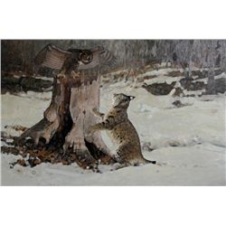 Marcel Bordei, Back Off, Oil Painting