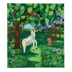 Aymon de Roussy de Sales, Unicorn, Serigraph