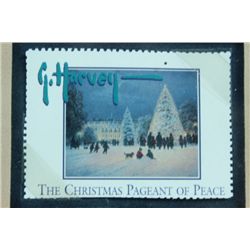 FRamed George Harvey (Commerative stamp)