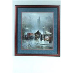 Framed George Harvey "Flowers for the LadyII"