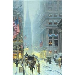 Framed George Harvey "Wallstreet-New York