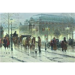Framed George Harvey numbered print