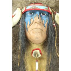 Indian Wall Art "Sheephunter" Signed
