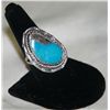 Image 2 : 2pc. Native American Silver Turquoise Rings