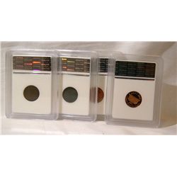 4 INB Slabbed Coins