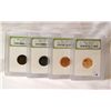 Image 2 : 4 INB Slabbed Coins