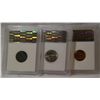 Image 1 : 3 INB Slabbed Coins
