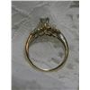 Image 1 : Ladies 14k Princess Cut Diamond Ring 1/2 CTW