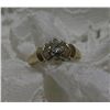 Image 3 : Ladies 14k Princess Cut Diamond Ring 1/2 CTW