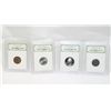 Image 1 : 4 INB Slabbed Coins