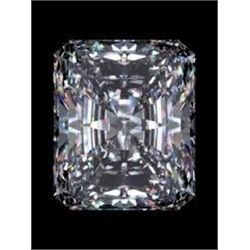 EGL CERT 0.50 CTW EMERALD CUT DIAMOND E/SI2