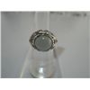 Image 1 : 32.00 CTW AQUA MARINE RING .925 STERLING SILVER