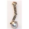 Image 1 : 20.00 CTW ANTIQUE LOOKING PEARL PENDANT .925 STERLING S