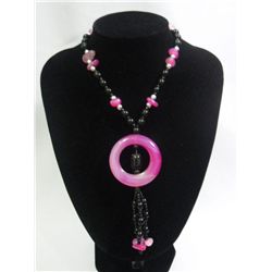 575CTW BLACK ONEX AND CHERRY QUARTZ
