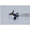 Image 1 : 14.75 CTW SAPPHIRE RING .925 STERLING SILVER