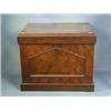 Image 1 : A William IV mahogany wine cooler of rectangular form with hinged lid 28"  £1500-2000...