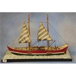 A 19th Century model of a port boat    £50-75...