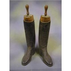 2 18th Century brass ladles £30-40...