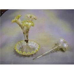 2 cut glass decanters and stoppers £10-20...