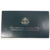 Image 1 : 1999 YELLOWSTONE PARK UNCIRCULATED  COMMEMORATIVE SILVER DOLLAR, ORIGINAL BOX AN