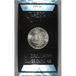 1883-CC GSA MORGAN SILVER DOLLAR, ANACS MS-64 NO BOX OR CERTIFICATE