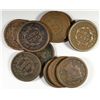 Image 1 : ( 10 ) LARGE CENTS, WITH DATES GOOD CONDITION