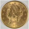 1907-S $20.00 LIBERTY GOLD, MS-62+  SCARCE