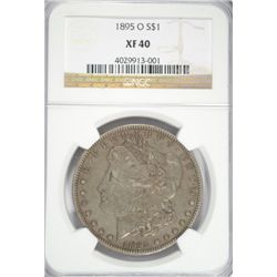 1895-O MORGAN DOLLAR NGC XF40 NICE