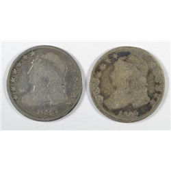 2-1835 BUST DIMES G/VG