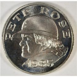 1 OZ .999 BAR SILVER PETE ROSE 1985