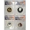 Image 3 : 2009-S ANACS SILVER PROOF SET 18 COINS ALL ANACS PROOF 70 DEEP CAMEO! RARE FIRST