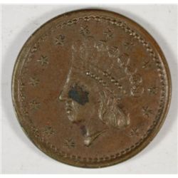 1864 C.W. TOKEN UNC