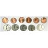 Image 1 : MISS STRUCK ONE CENT AND FIVE CENT BU CONDITION (6 PERNNYS AND 5 NICKELS)