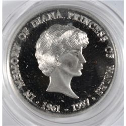 Princess Diana PATTERN platinum one hundred # coin  1 oz.