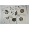 8 BUFFALO NICKELS (35,35-S,36,36-D,37,37-D,37-S,38-D) GOOD-XF