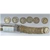 Image 1 : ( 50 ) ONE ROLL CIRCULATED SILVER MERCURY DIMES