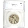 Image 1 : 1921-S WALKING LIBERTY HALF DOLLAR SEGS AG-3 DETAILS