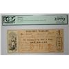 1862 $1 TEXAS TREASURY WARRANT AUSTIN, TX PCGS 25 PPQ