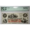 1859 $2 PLAINFIELD, NJ (UNION COUNTY BANK) PCGS 58 PPQ