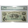 Image 1 : 1872 $10 STATE OF SOUTH CAROLINA (REVENUE BOND SCRIP) PMG 65 EPQ