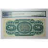 Image 2 : 1872 $50 STATE OF SOUTH CAROLINA (REVENUE BOND SCRIP) PMG 66 EPQ