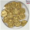 Image 1 : 20 PCS MINIATURE BUFFALOS GOLD COINS