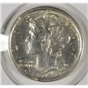 1920-D MERCURY DIME, MS-63, FULL BANDS NICE!
