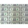 Image 2 : 32 COUNT UNCUT SHEET OF 2001 $1.00 BILLS