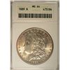 1889 MORGAN DOLLAR ANACS MS64 WHITE