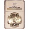 Image 1 : 1925 PEACE DOLLAR NGC MS65 GEM