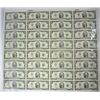 Image 1 : 32 COUNT UNCUT SHEET OF 1995 $2.00 BILLS