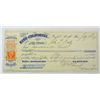 Image 3 : 4 OLD CHECKS, ONE IS STILL BLANK