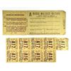Image 3 : MISC.. LOT OF OF OLD PAPER ITEMS: MILAGE RATION, WOODEN NICKEL BILLS, ECT.